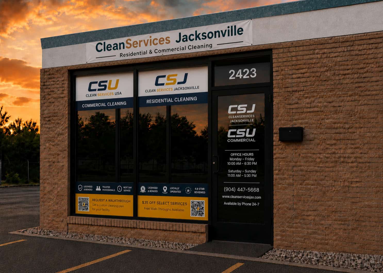 CSU Commercial storefront
