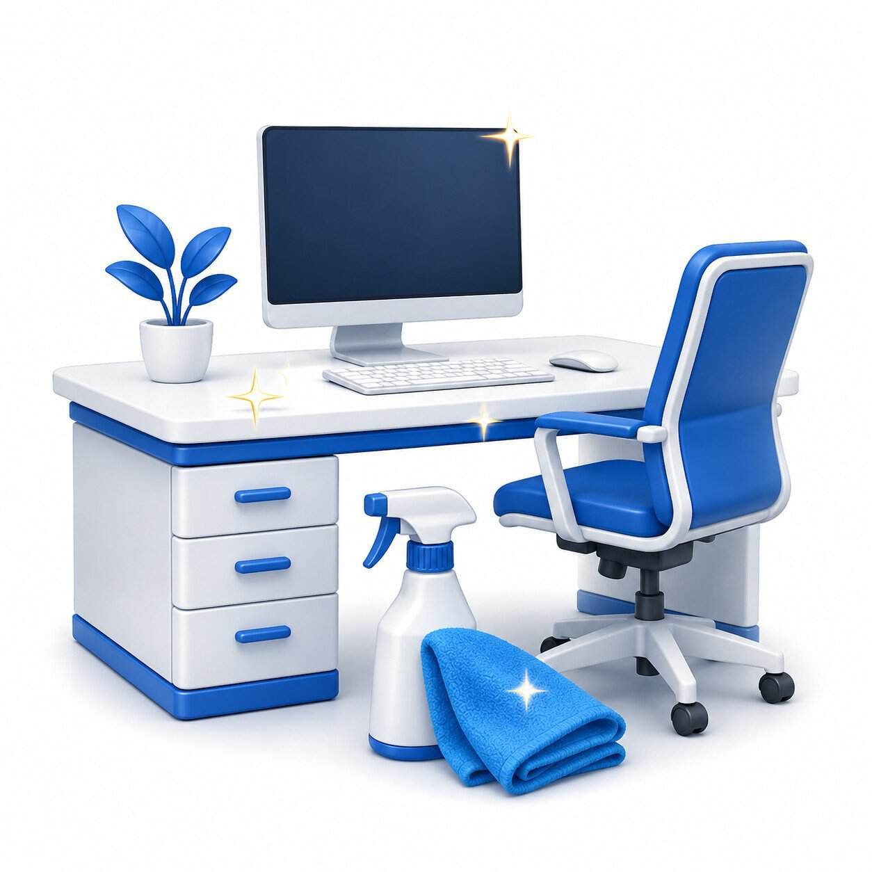 Office cleaning icon