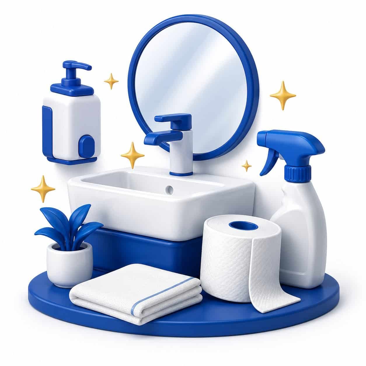 Restroom sanitization icon
