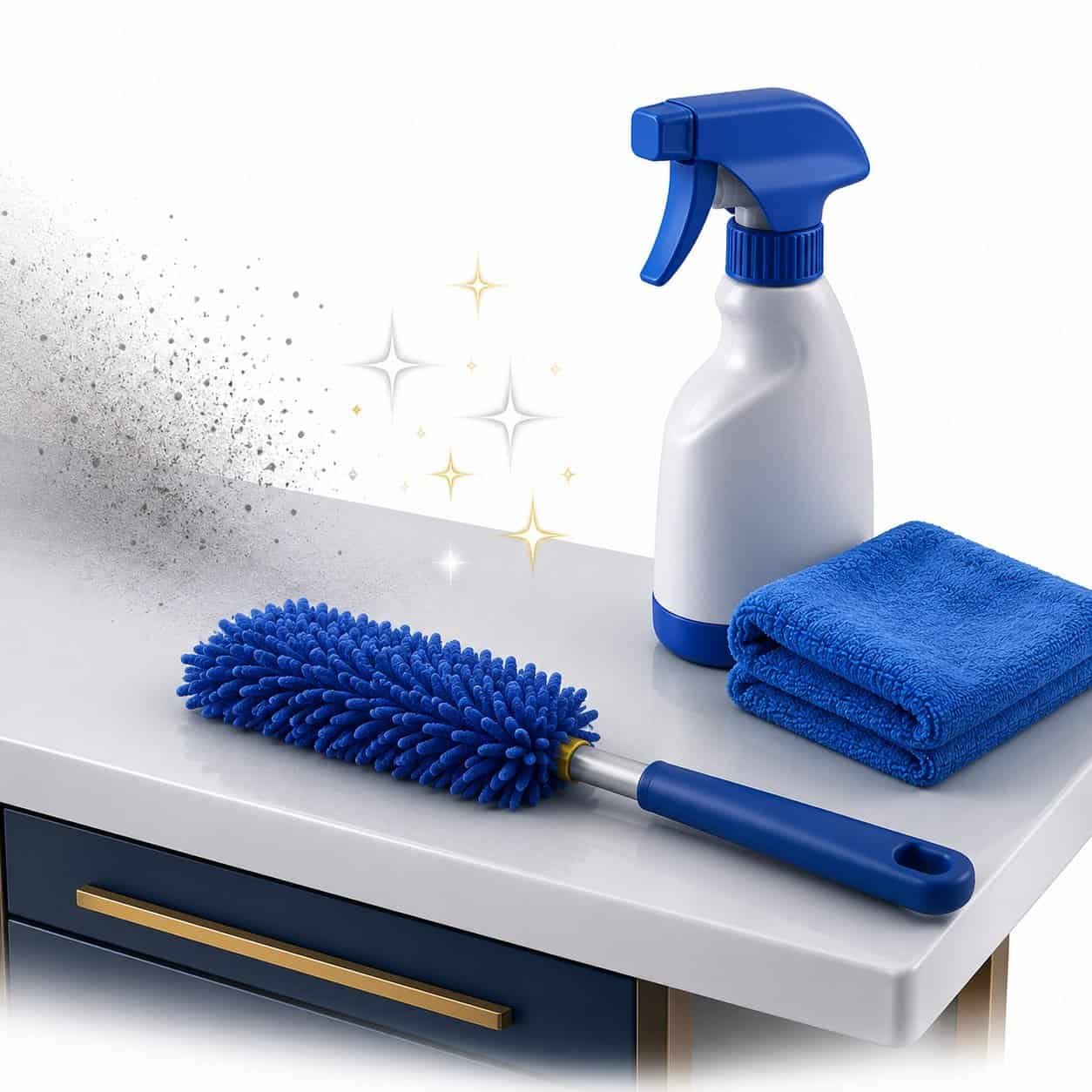 Surface cleaning and dust control icon
