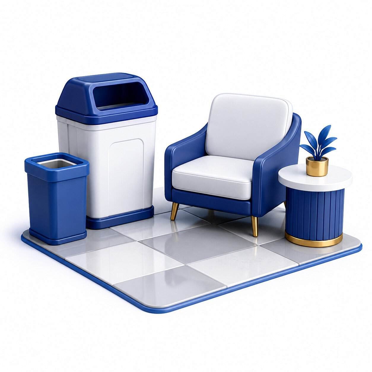 Trash and common area cleaning icon