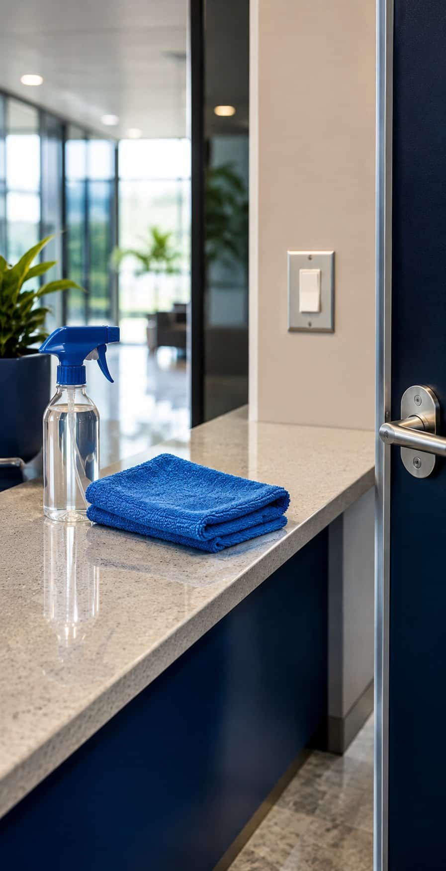Restroom and common area cleaning plan for Orange Park commercial spaces